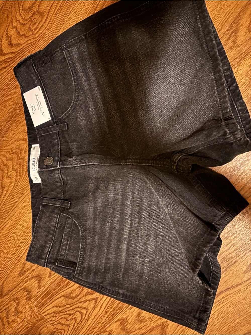 Hollister White and Black High-Rise Denim Shorts Duo - Picture 6 of 14